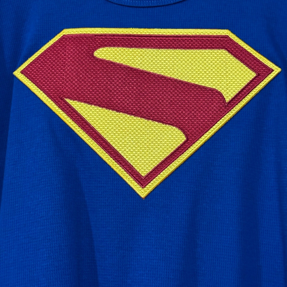 Superman Men’s Waffle Thermal Size XXL